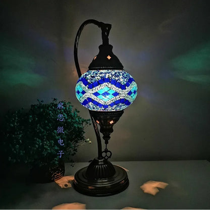 Luxyecs - Turkish Mosaic Table Lamp