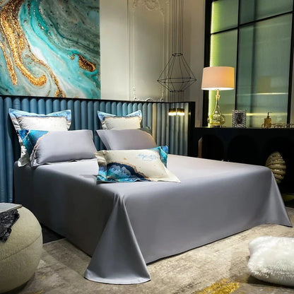 Whimsical Waters Duvet Cover Set (Long-staple Sateen Cotton)