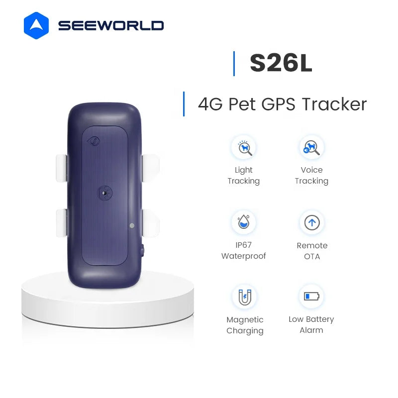 Real-time Location Anti Alarm Dog Collar GPS Tracker Device Waterproof IP67 Silicone Plastic for Pet