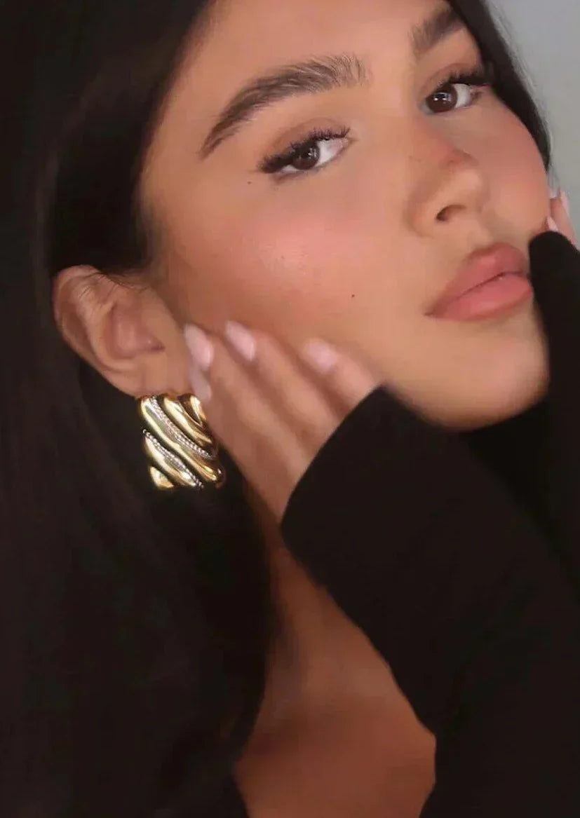 Aurora - Vintage Rechthoekige Studs