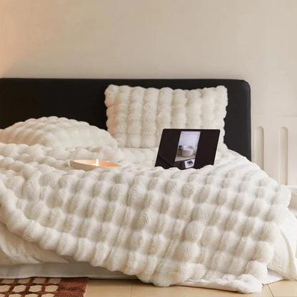 Rabbit Faux-Fur Throw