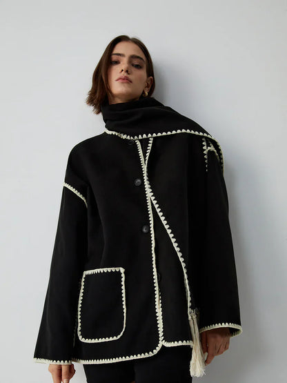 Claire | Scarf Coat
