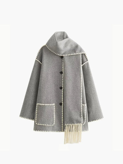 Claire | Scarf Coat