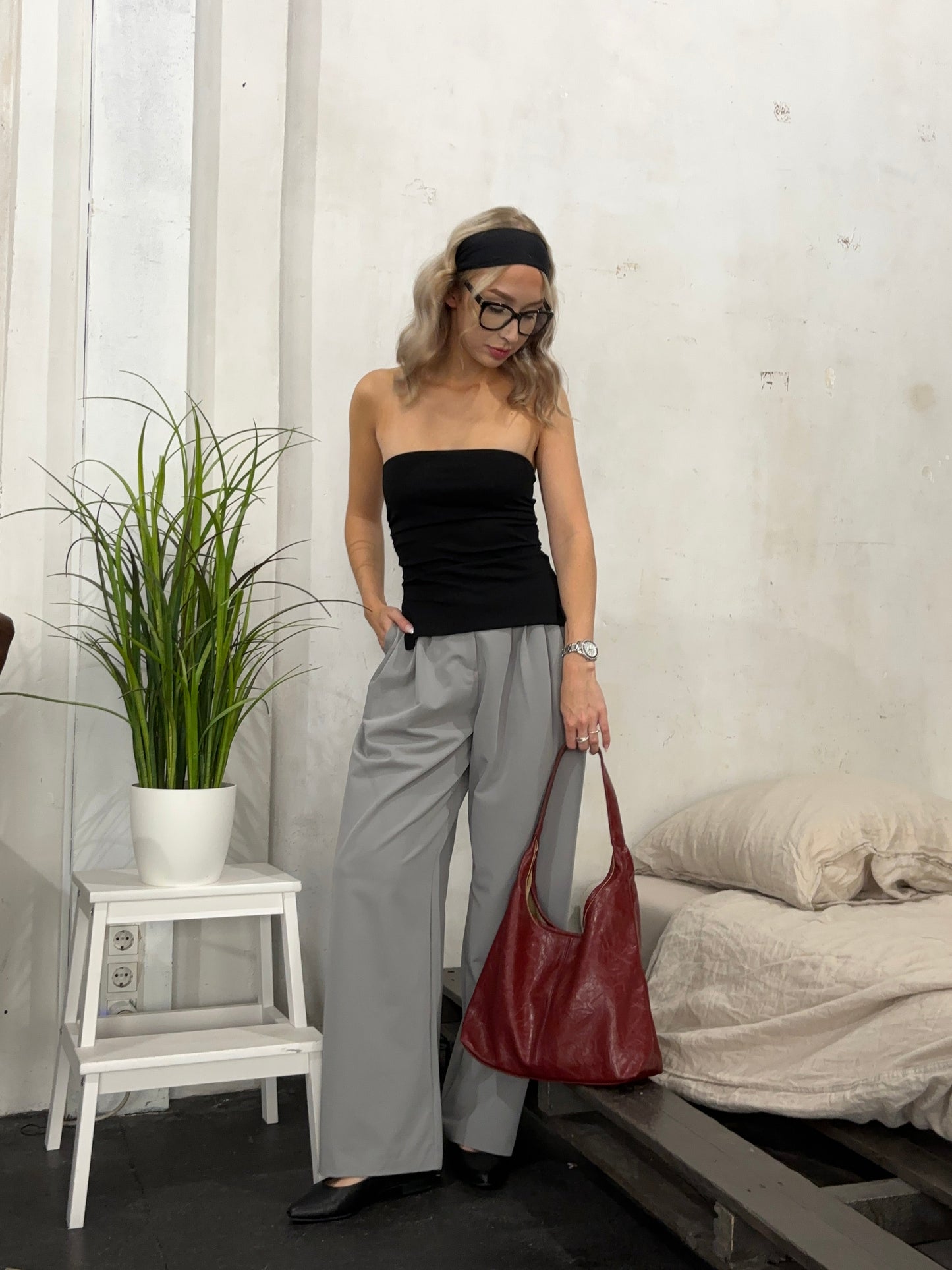 Ella - Versleten Leren Tote