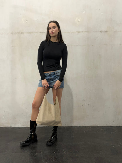 Scarlett - Suède Dagelijkse Tote