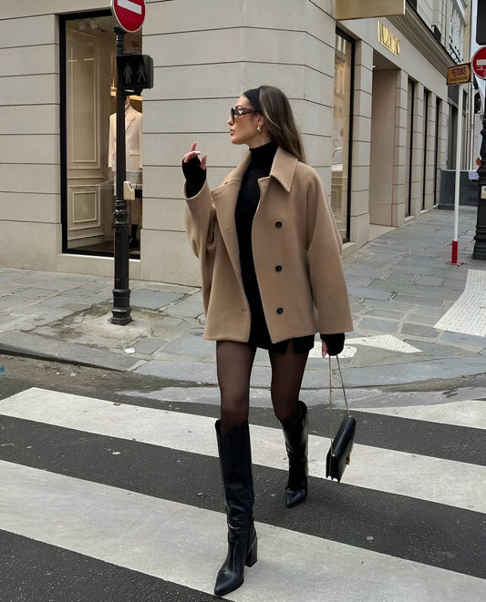 LUNA | MANTEAU EN LAINE SURDIMENSIONNÉ