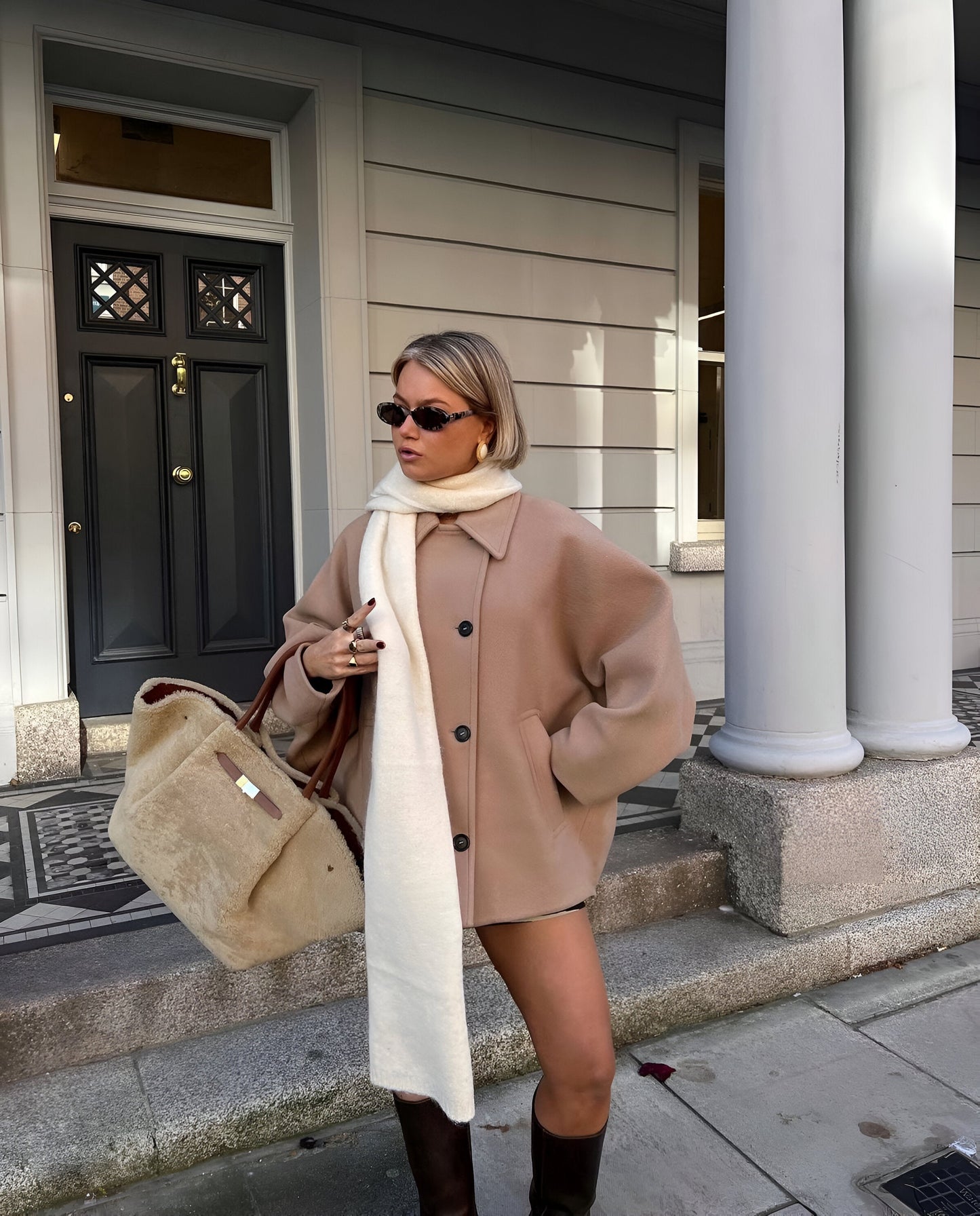 LUNA | MANTEAU EN LAINE SURDIMENSIONNÉ