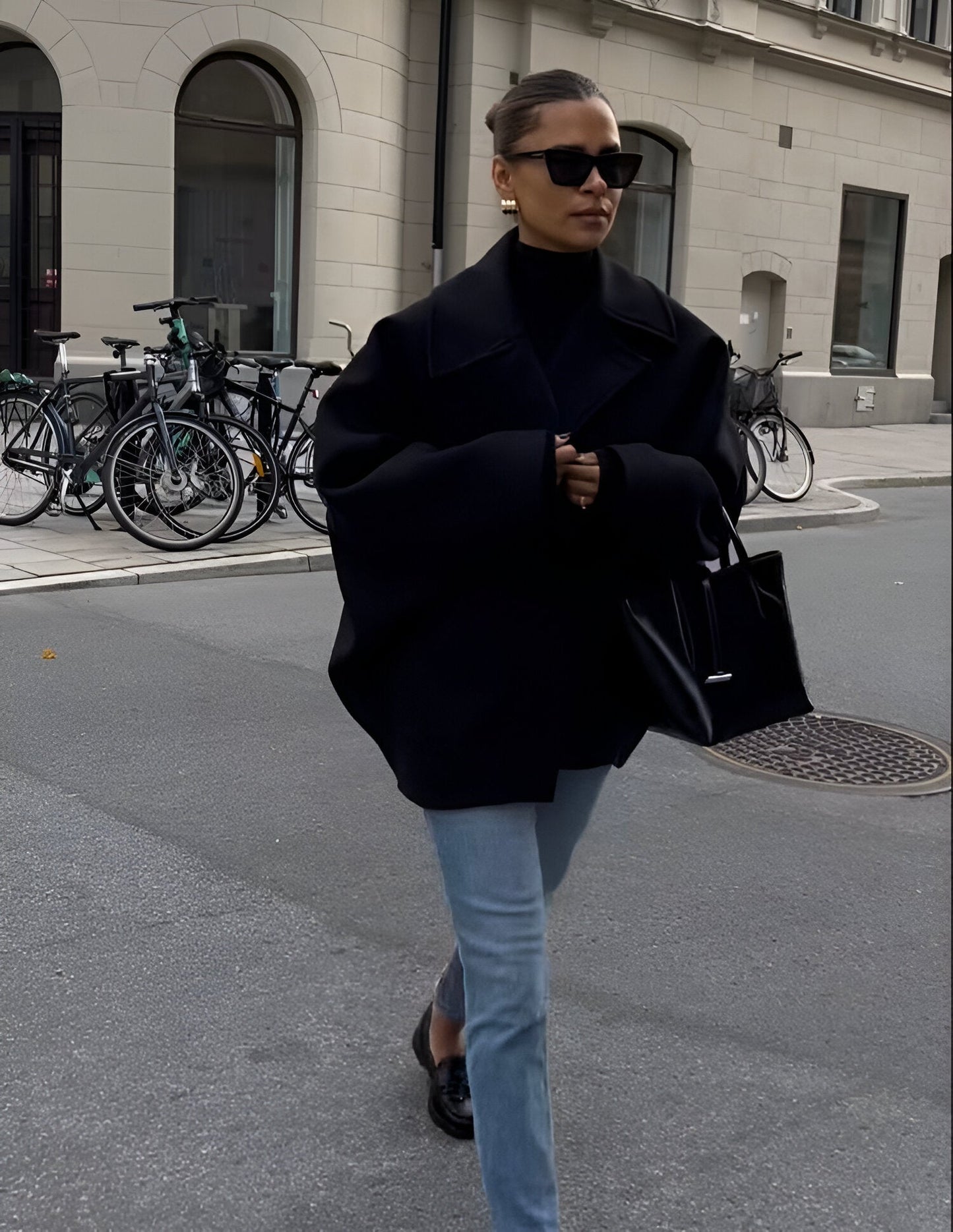LUNA | MANTEAU EN LAINE SURDIMENSIONNÉ