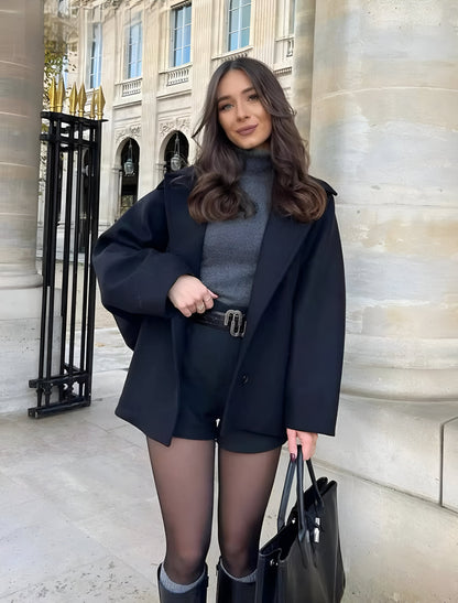 LUNA | MANTEAU EN LAINE SURDIMENSIONNÉ