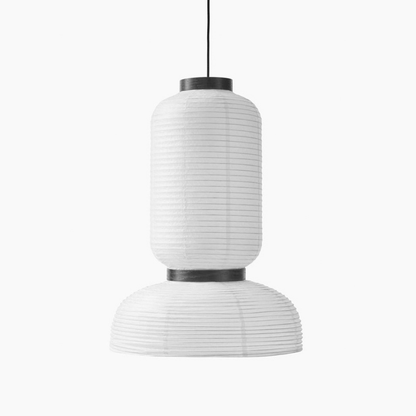 Élégante lampe suspendue Wabi Sabi japonaise