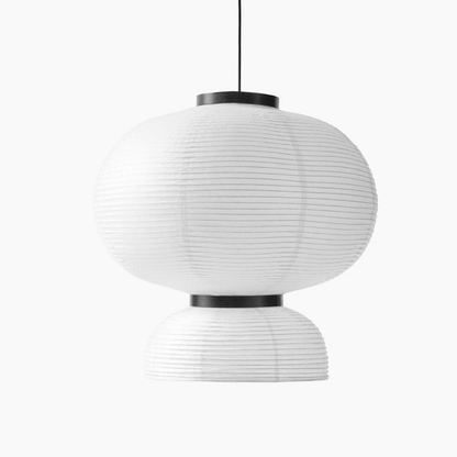 Élégante lampe suspendue Wabi Sabi japonaise
