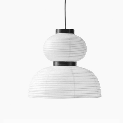 Élégante lampe suspendue Wabi Sabi japonaise