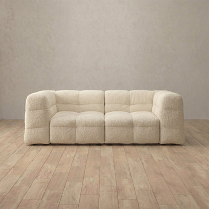 Juna Comfort Sofá de dos plazas de 75 pulgadas - Confort mullido, Estilo moderno