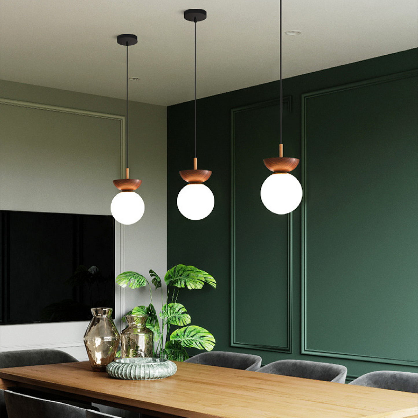 Lustre Nordic Japonais élégant pour un éclairage moderne