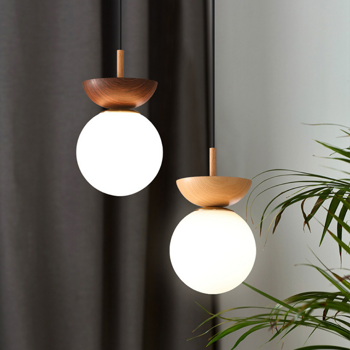 Lustre Nordic Japonais élégant pour un éclairage moderne