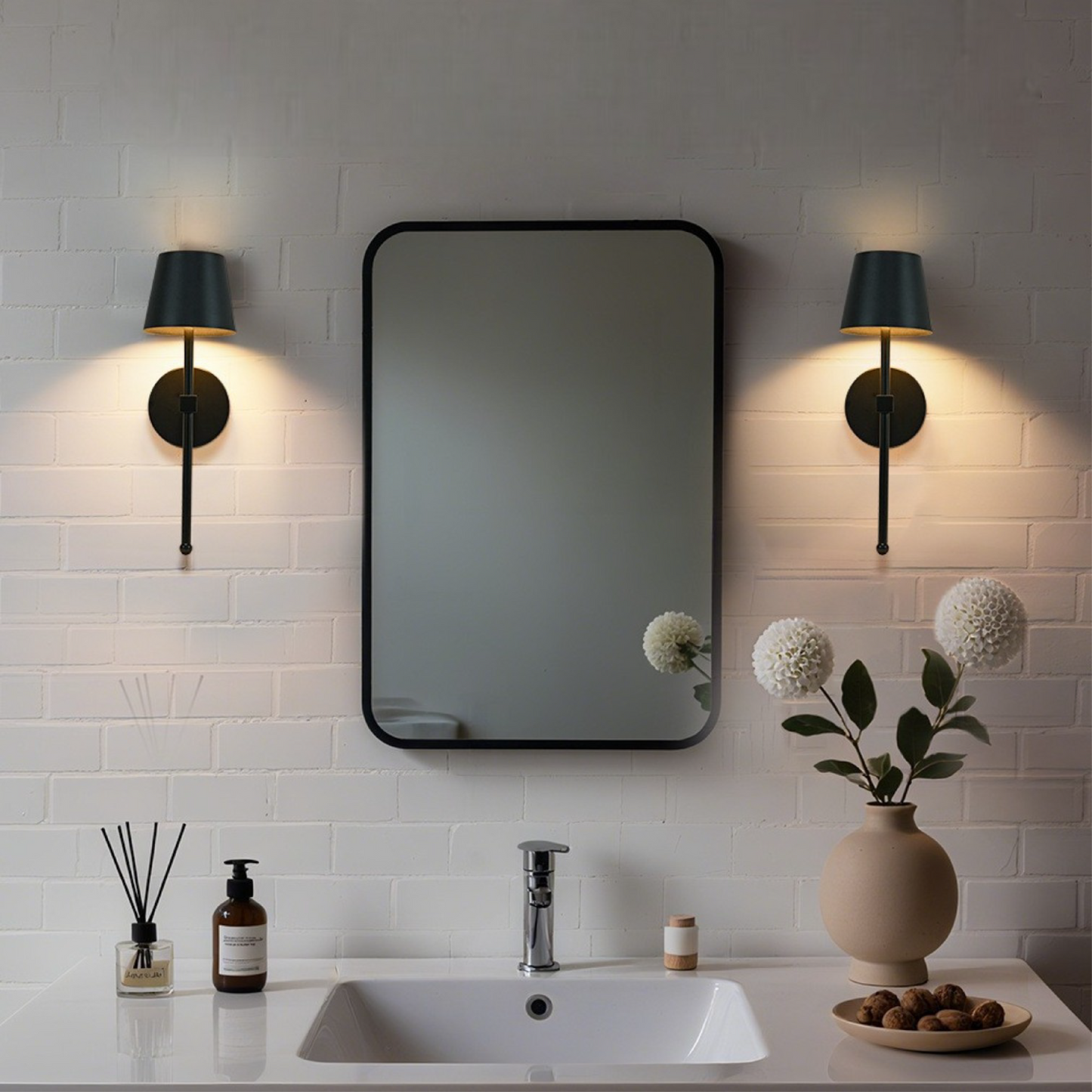 lama inalámbrica recargable para pared con luz brillante