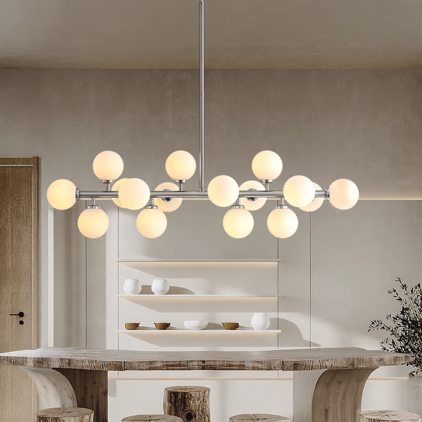 Rudy's 16-Head Kitchen Pendant Light - Elegant and Modern Lighting Solution for Your Space