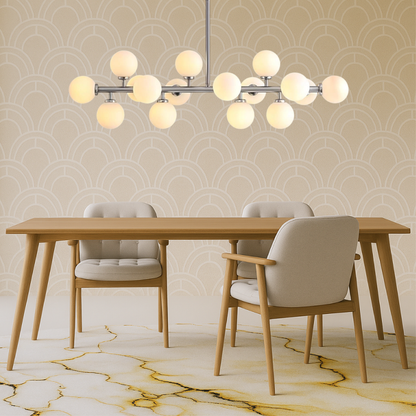 Rudy's 16-Head Kitchen Pendant Light - Elegant and Modern Lighting Solution for Your Space