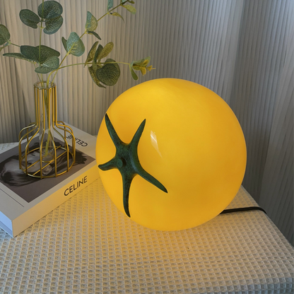 Lámpara de Mesa de Tomate con Diseño Único y Moderno