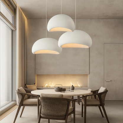 Lumi's Elegant Wabi Sabi Pendant Light for a Modern Touch