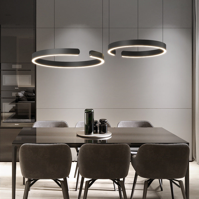Lustre Pendantes Esthetica avec Anneau Élégant