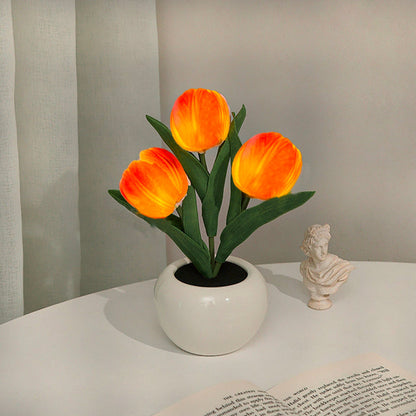 Tulip Night Lamp Table Roses