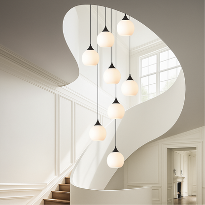 Gade's Villa Staircase Chandelier – Elegant, Grand Staircase Lighting