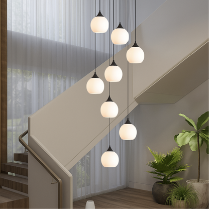 Gade's Villa Staircase Chandelier – Elegant, Grand Staircase Lighting