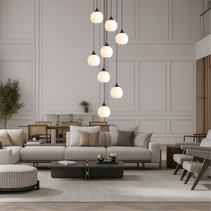 Gade's Villa Staircase Chandelier – Elegant, Grand Staircase Lighting