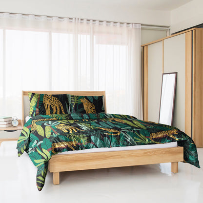 Leopard Safari Duvet Cover Set (Long-Staple Sateen Cotton)
