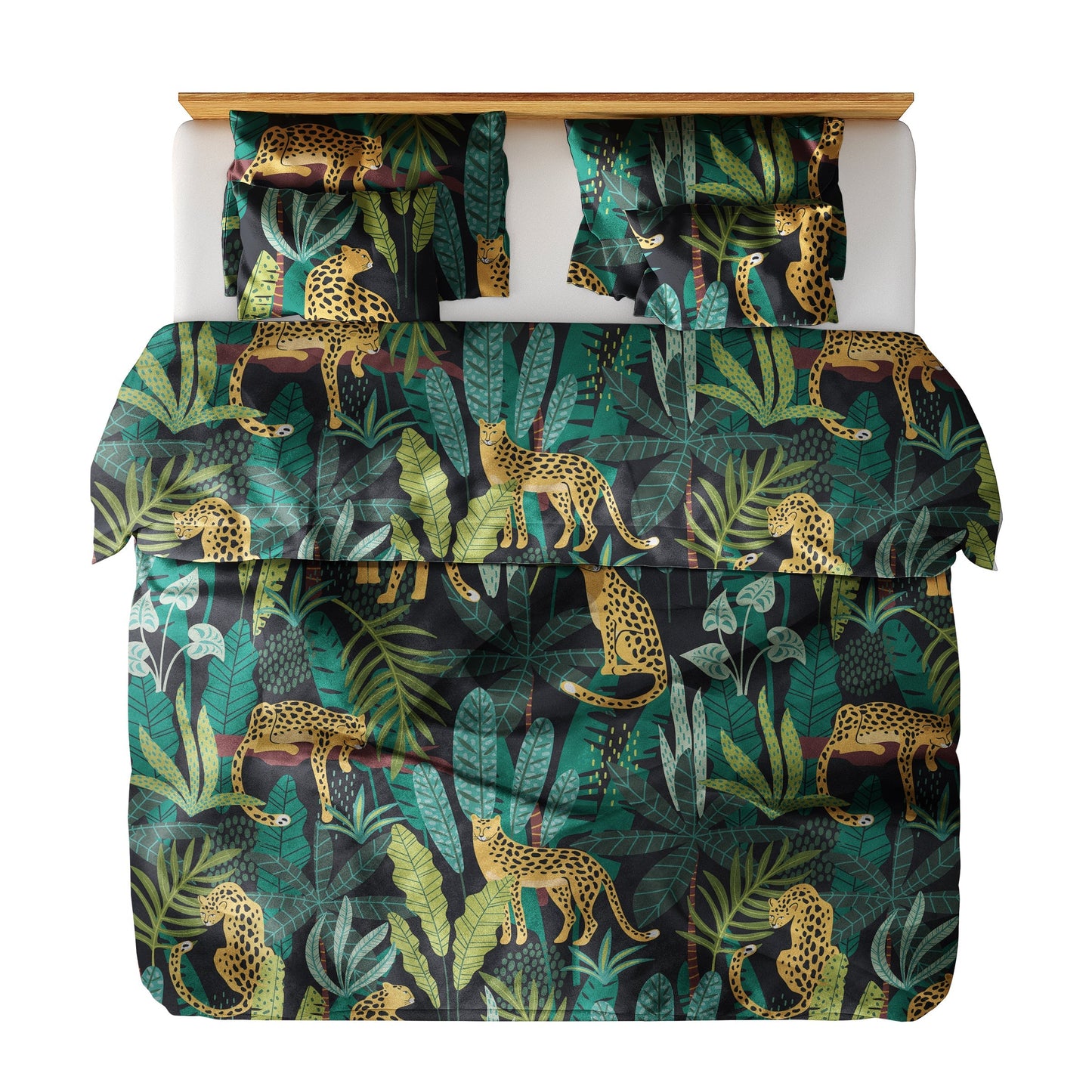 Leopard Safari Duvet Cover Set (Long-Staple Sateen Cotton)