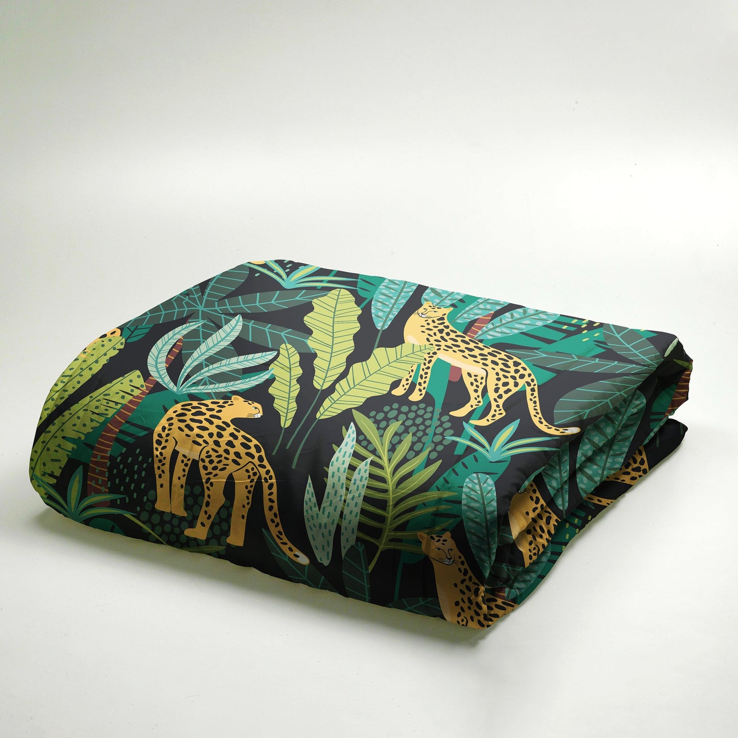 Leopard Safari Duvet Cover Set (Long-Staple Sateen Cotton)