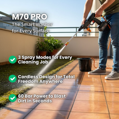 M70 PRO Cordless Jet Washer