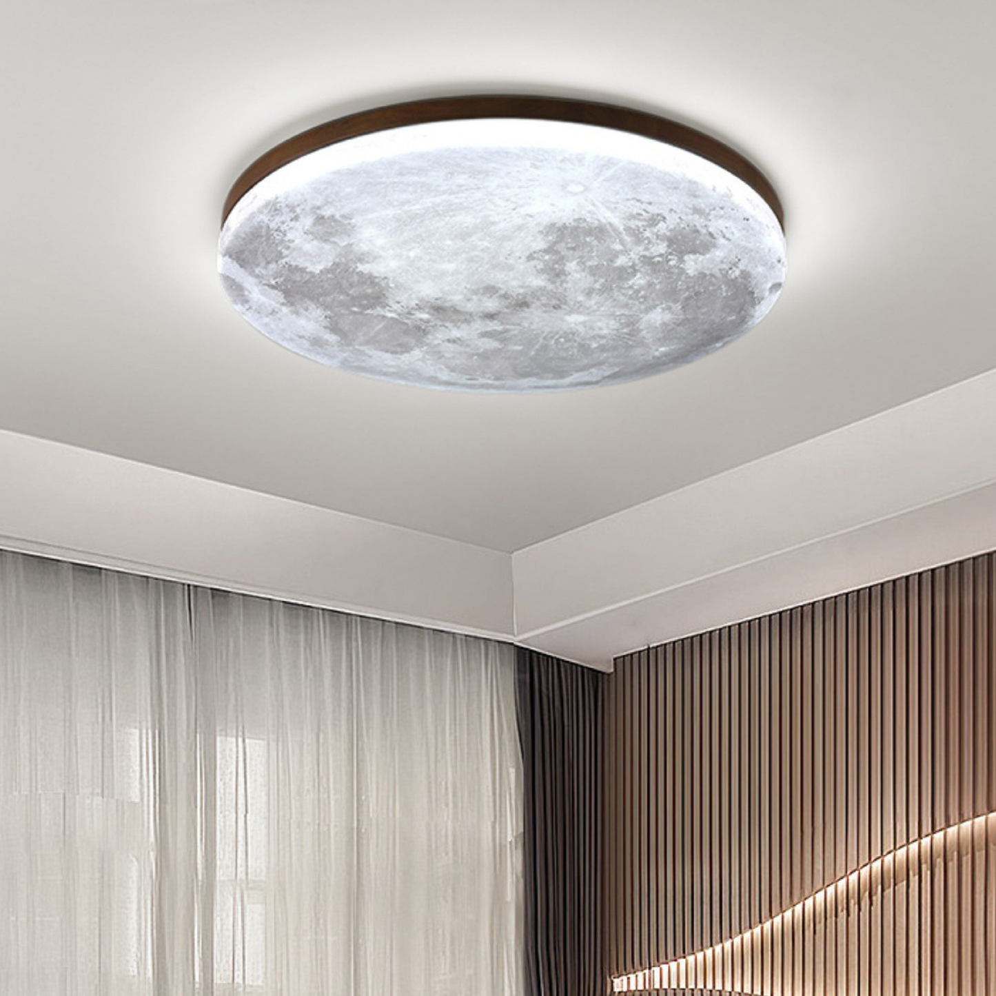 Lampa sufitowa w kształcie księżyca — romantyczne oświetlenie do każdego wnętrza