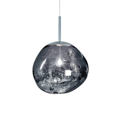 Lustre à Pendule en Verre Fumé pour une Éclairage Élégant et Modulaire