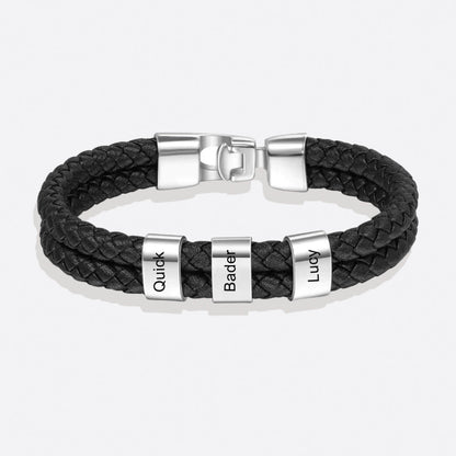 Minimalist Personalized Beaded Name Bracelet