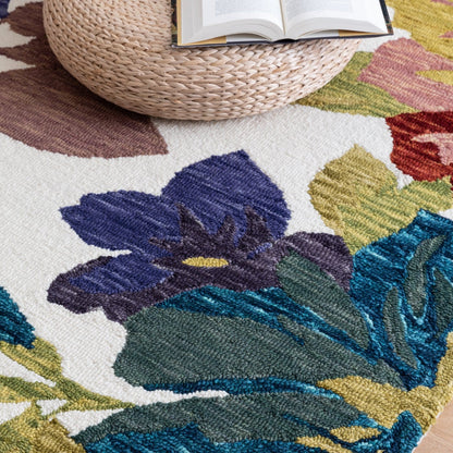 Vibrant Flower of Color Area Rug