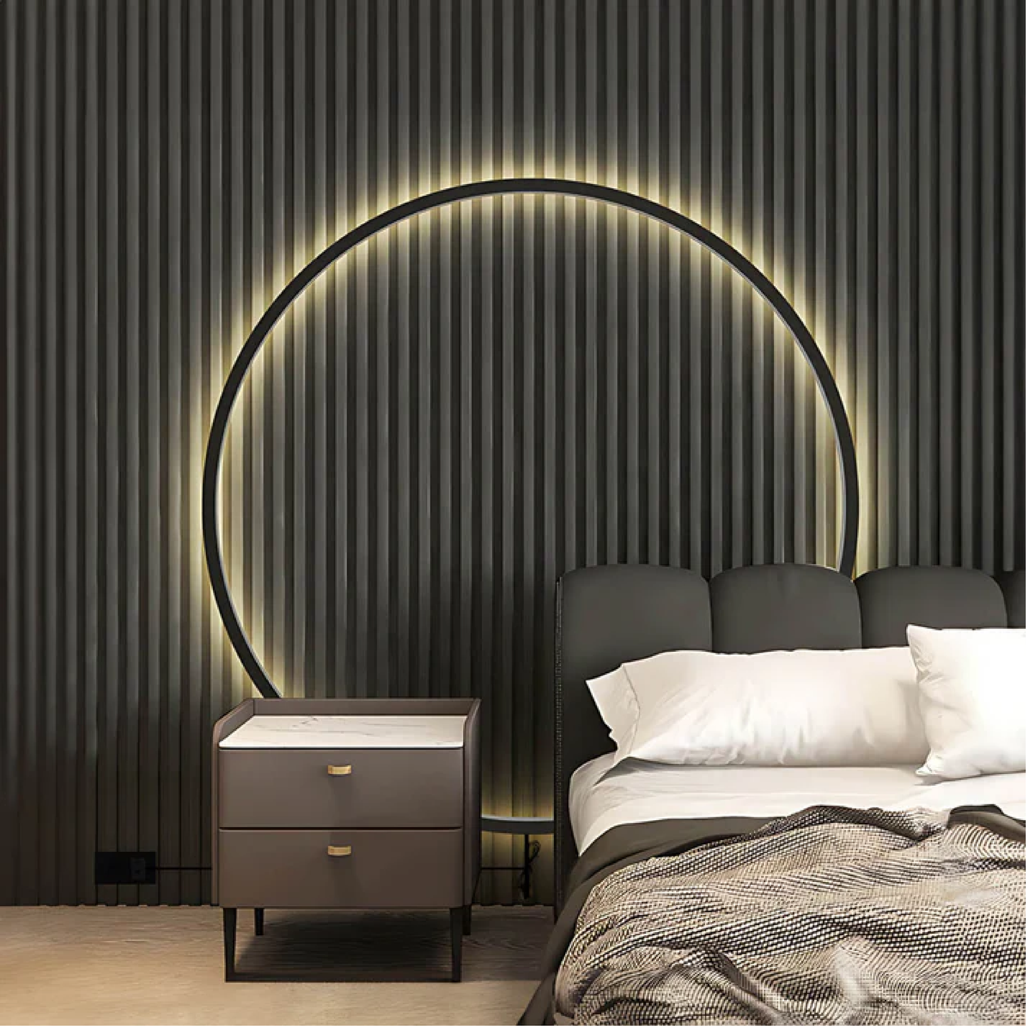 Lustre mural à anneau Myka pour une ambiance élégante et moderne