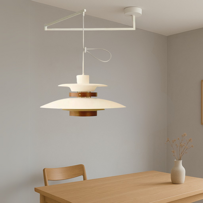 Lustre à bras articulé Merado, éclairage suspendu élégant pour une ambiance moderne
