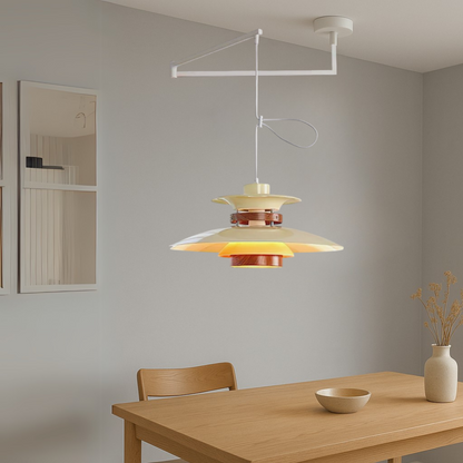 Lustre à bras articulé Merado, éclairage suspendu élégant pour une ambiance moderne
