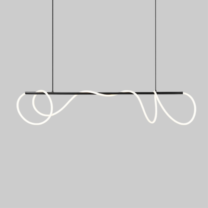 Lampa wisząca liniowa do stołu kuchennego — nowoczesny design i jasne oświetlenie