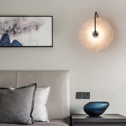 Lampada da Parete in Marmo Alabastro con LED Toshiba style