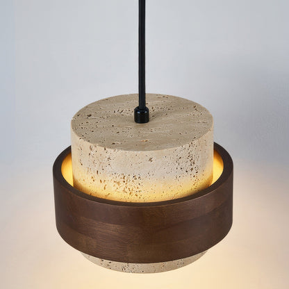 Ascend Retro Stone Wabi-Sabi Pendant — Timeless Natural Beauty in Imperfection