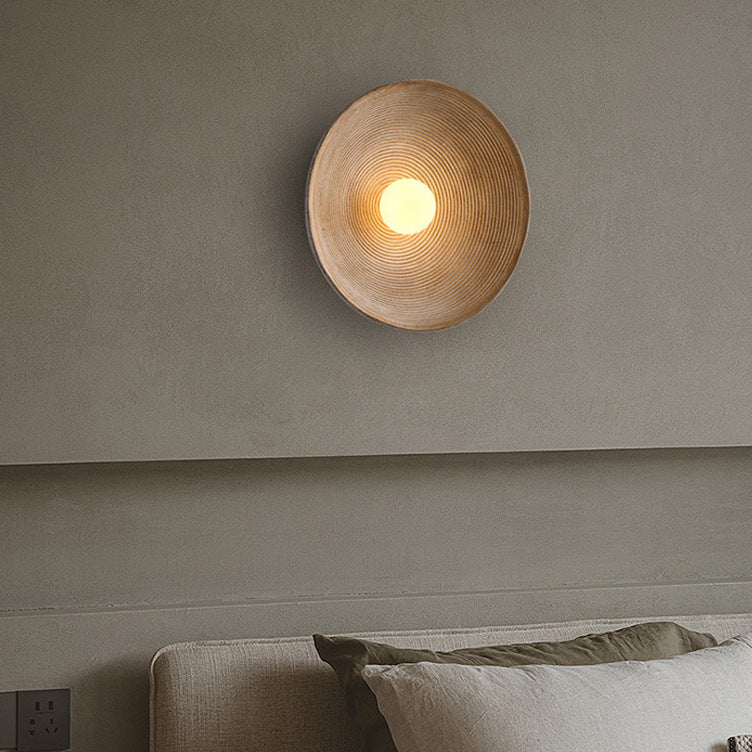 Lámpara de Pared de Madera Japonesa con Encanto Natural
