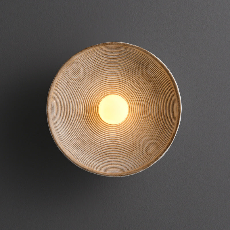 Lámpara de Pared de Madera Japonesa con Encanto Natural