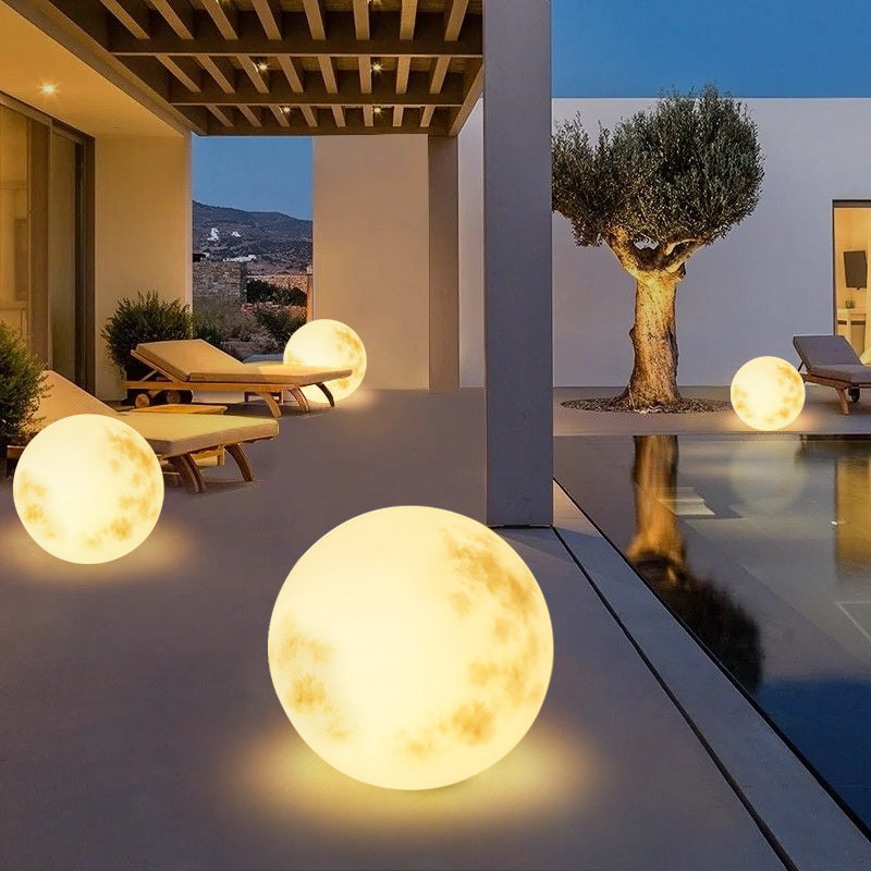 Lampe Luna Solaire Pour Jardin, Éclairage Ambiance Magique