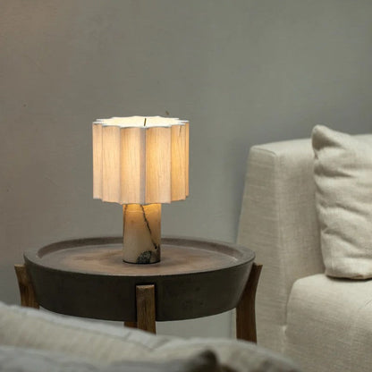 Mirna Marble Table Lamp - Elegant Marble Finish for Modern Accent Lighting