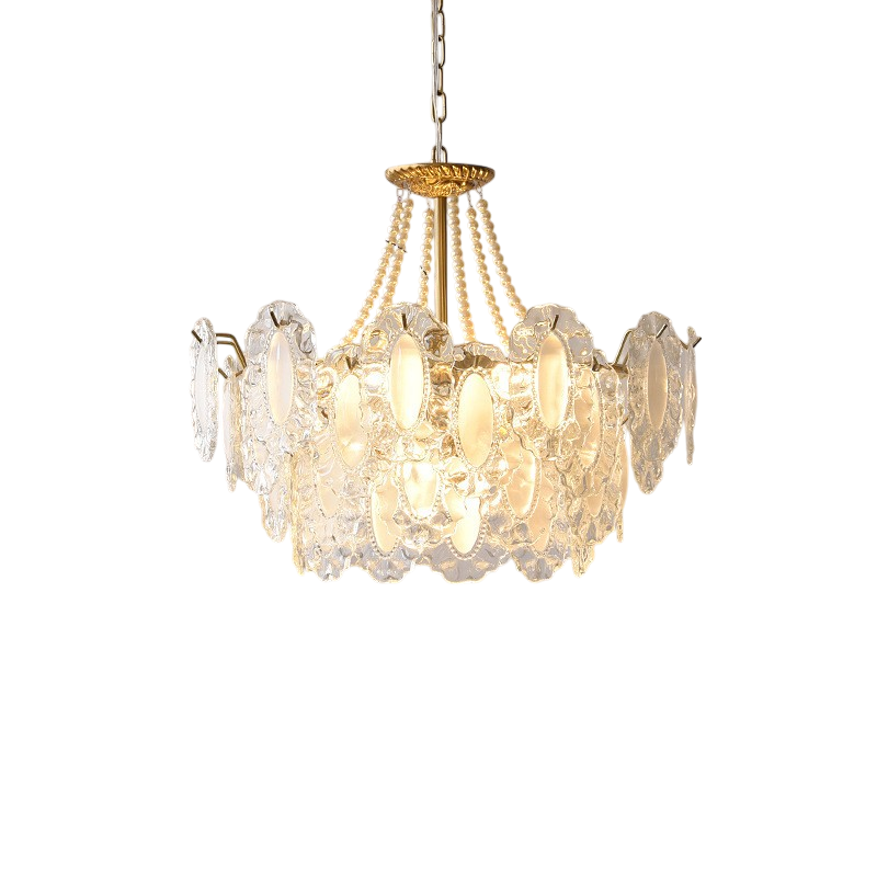 Élégant lustre en cristal français pour une décoration sophistiquée