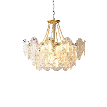 Élégant lustre en cristal français pour une décoration sophistiquée