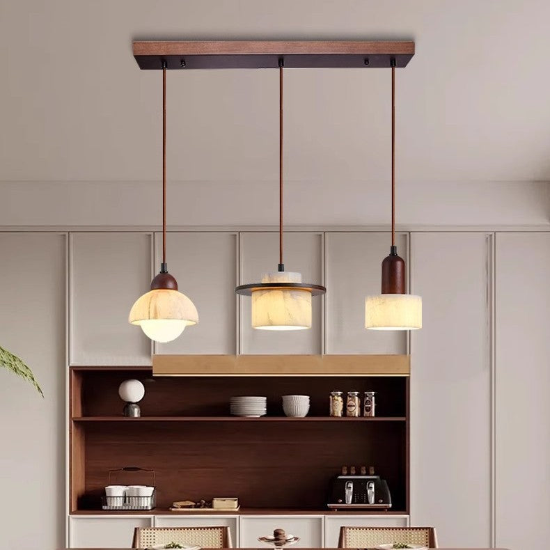 Lustre en marbre alabastre élégant pour une ambiance raffinée